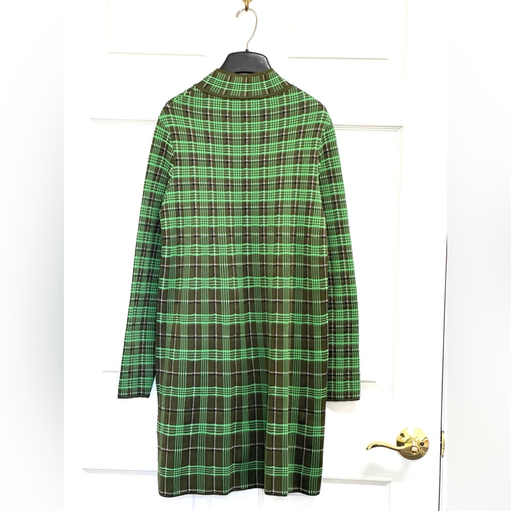 Rare‼️Exquisite‼️EUC Missoni Green/BrownPink Weave 60’s style Midi Dress/Sweater - Picture 12 of 16
